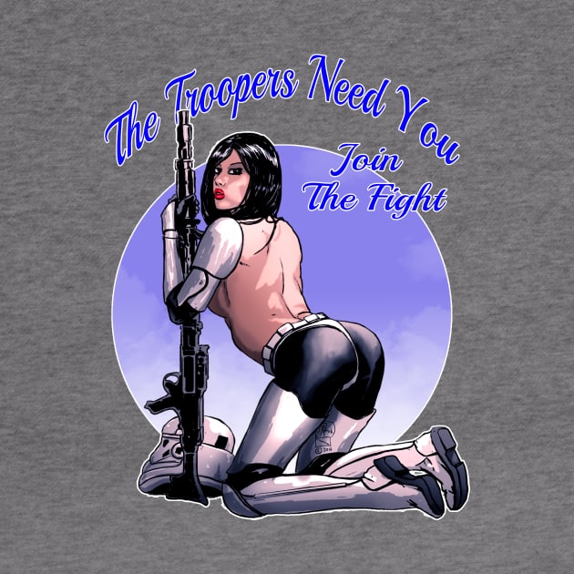 The Trooper Pin Up by Hellustrations